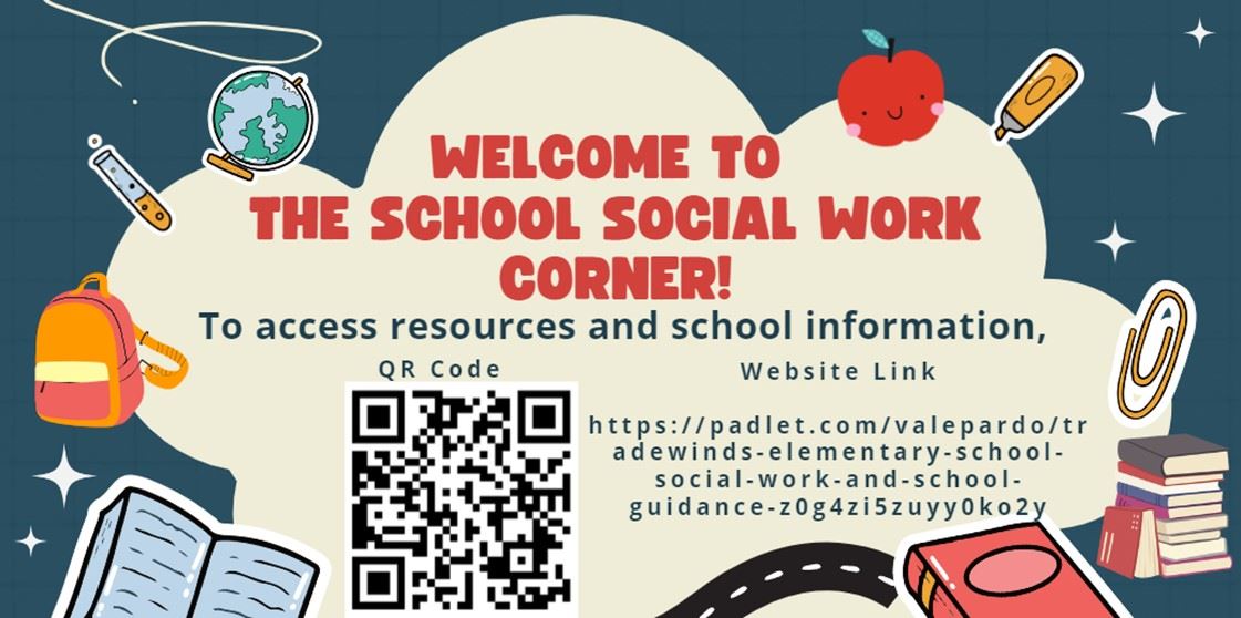  School Social Work Padlet QR
